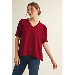 253. The Perfect Top in Burgundy